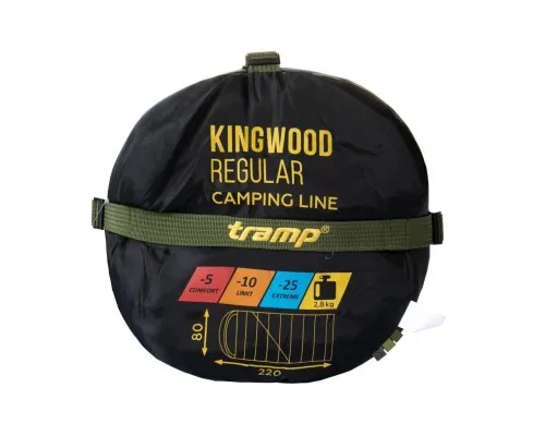 Спальний мішок Tramp Kingwood Regular Olive/Grey R (UTRS-053R-R)
