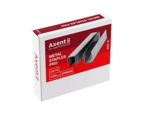 Скобы для канцелярского степлера Axent Pro 23/15, 1000 шт (4307-A)
