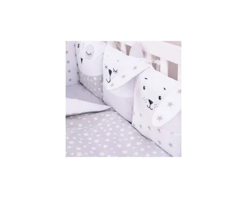 Детский постельный набор Верес Smiling animals white-gray new (216.07.110*90)