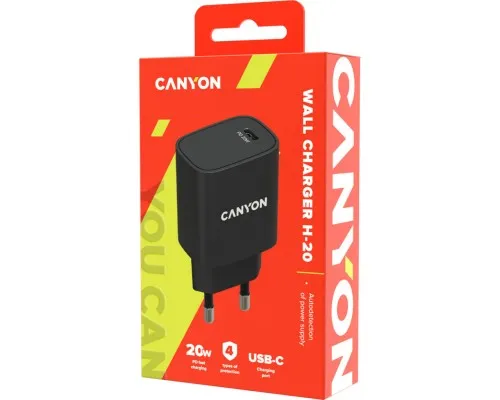 Зарядний пристрій Canyon PD 20W (CNE-CHA20B02)