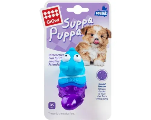 Іграшка для собак GiGwi Suppa Puppa Лисиця з пищалкою 9 см (75008)