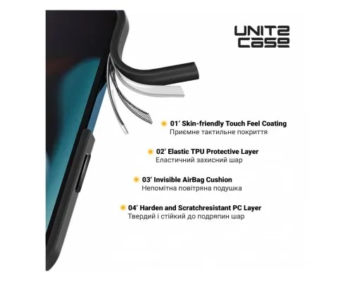 Чохол до мобільного телефона Armorstandart UNIT2 Apple iPhone 14 Black (ARM69937)