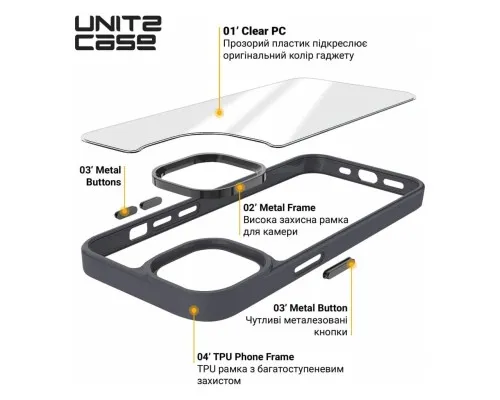 Чохол до мобільного телефона Armorstandart UNIT2 Apple iPhone 14 Black (ARM69937)