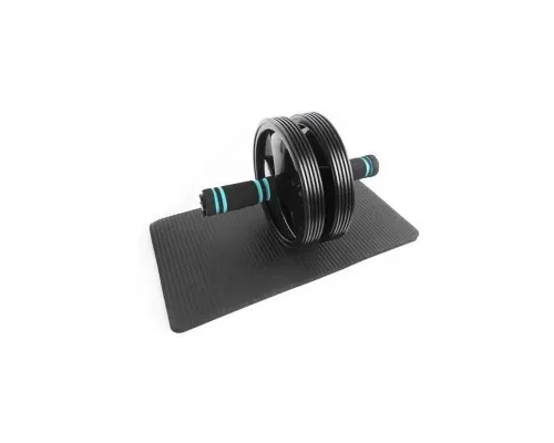 Ролик для пресса U-Powex Ab wheel with mat d18.5cm Black (UP_1006_Ab/Wheel)