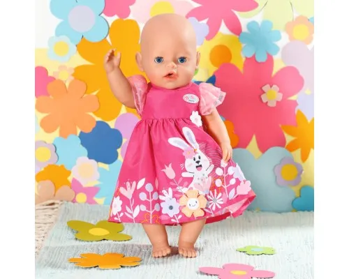 Аксесуар до ляльки Zapf Одяг для ляльки Baby Born Сукня з квітами 43 см (832639)