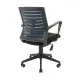 Офісне крісло Richman Флеш Ю Пластик М-1 (Tilt) Сітка чорна + синя (ADD0003030)