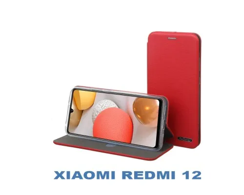 Чохол до мобільного телефона BeCover Exclusive Xiaomi Redmi 12 Burgundy Red (710277)