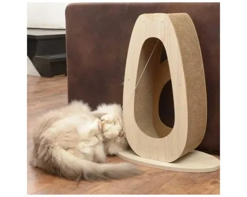 Дряпка (кігтеточка) для котів Catit Pixi з іграшкою висока 45x23.5x56 см (22517425114)