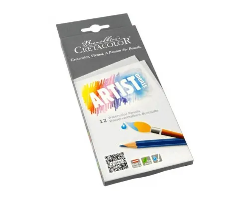 Карандаши цветные Cretacolor Artist Studio Line, акварельные 12 цветов (9014400276850)