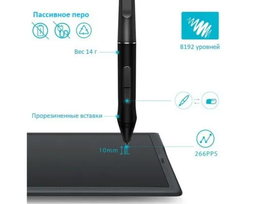 Графический планшет Huion Inspiroy Q11K V2