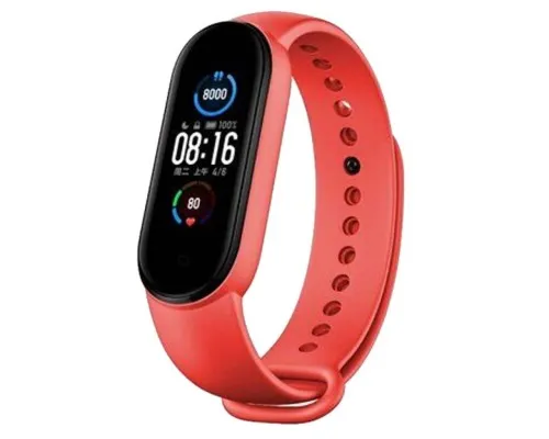 Ремінець до фітнес браслета Armorstandart Superhero Edition для Xiaomi Mi Band 5 Iron Man Red (ARM57109)