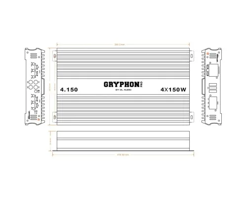 Автомобільний підсилювач DL Audio Gryphon Pro 4.150
