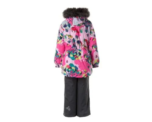 Комплект верхней одежды Huppa RENELY 2 41850230 cветло-розовый с принтом/серый 104 (4741468977744)