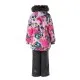 Комплект верхней одежды Huppa RENELY 2 41850230 cветло-розовый с принтом/серый 104 (4741468977744)