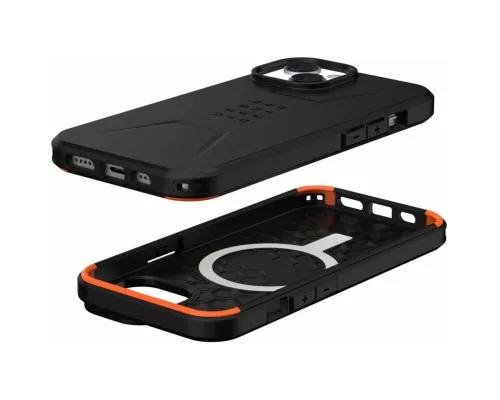 Чехол для мобильного телефона UAG Apple iPhone 14 Civilian Magsafe, Black (114036114040)