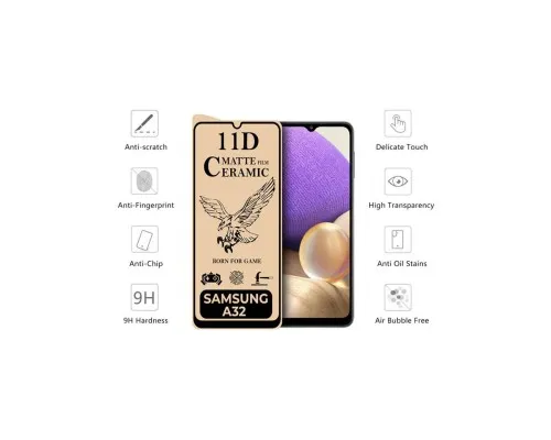 Скло захисне Drobak Matte Ceramics Samsung Galaxy A32 4G (494918)