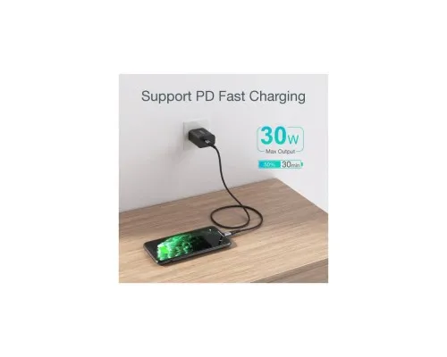 Дата кабель USB-C to Lightning 1.2m MFI Choetech (IP0039-BK)