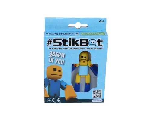 Фигурка Stikbot для анимационного творчества (желто-синий) (TST616-23UAKDY)