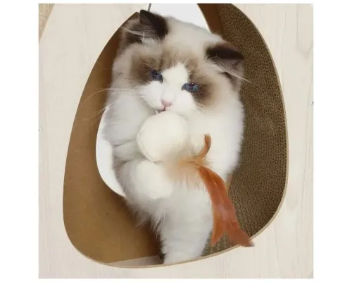 Дряпка (кігтеточка) для котів Catit Pixi з іграшкою широка 45x23.5x44 см (22517425138)