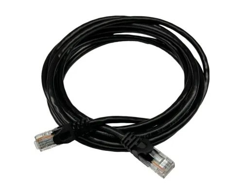 Патч-корд 3м UTP cat.5e, CU, 24AWG, black GEAR (GPC-UTPCURJ45-3B)