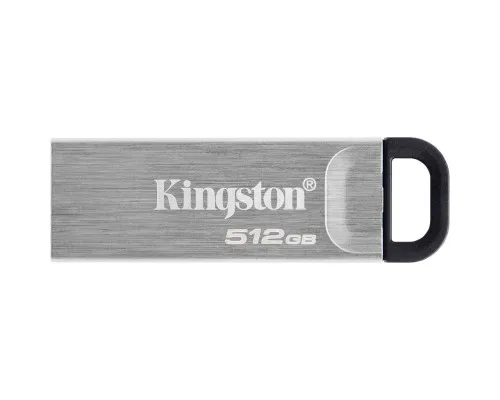 USB флеш накопичувач Kingston 512GB DataTraveler Kyson Silver/Black USB 3.2 (DTKN/512GB)