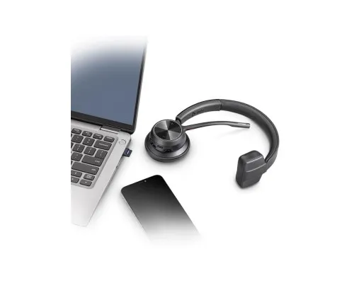 Навушники Poly Voyager 4310-M USB-A/Bluetooth з адаптером BT700 Black (77Y91AA)