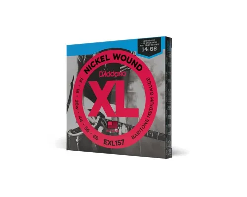 Струни для гітари D'Addario XL Nickel Wound Baritone Medium (14-68) (EXL157)