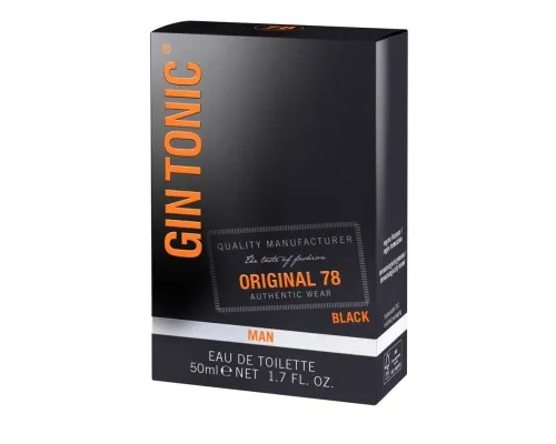 Туалетна вода Gin Tonic Original 78 Black 50 мл (4051395582165)