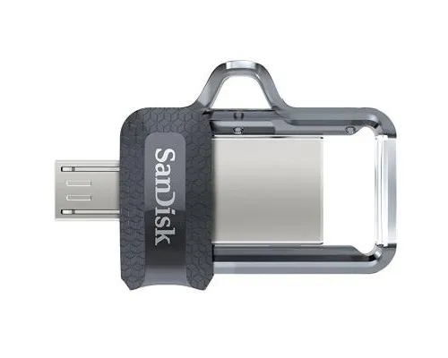 USB флеш накопитель SanDisk 64GB Ultra Dual Black USB 3.0 OTG (SDDD3-064G-G46)