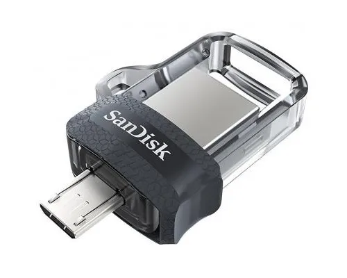 USB флеш накопитель SanDisk 64GB Ultra Dual Black USB 3.0 OTG (SDDD3-064G-G46)