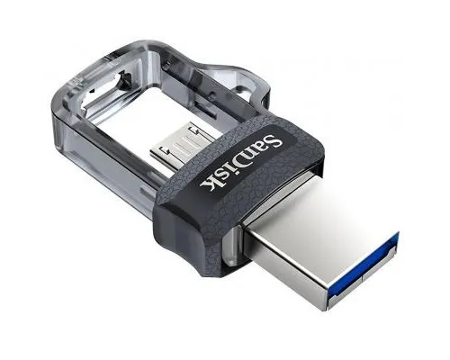 USB флеш накопитель SanDisk 64GB Ultra Dual Black USB 3.0 OTG (SDDD3-064G-G46)