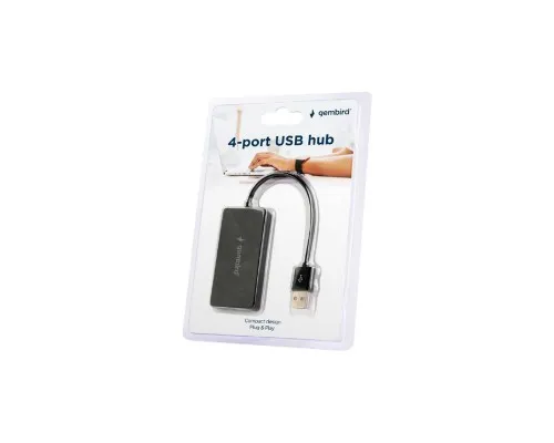 Концентратор Gembird USB 2.0 х 4 (UHB-U2P4-04)