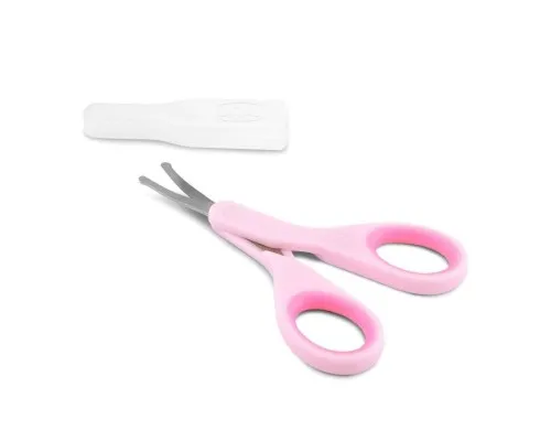Дитячий манікюрний набір Chicco ножиці з ковпачком рожеві (05912.10)