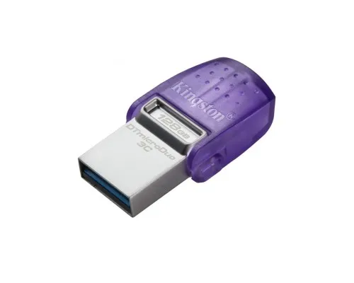 USB флеш накопитель Kingston 128GB DataTraveler microDuo 3C USB 3.2/Type C (DTDUO3CG3/128GB)