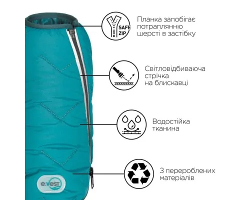 Жилет для тварин Pet Fashion E.Vest морська хвиля M2 (4823082424160)