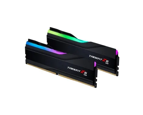 Модуль памяті для компютера DDR5 32GB (2x16GB) 6400 Trident Z5 RGB Black G.Skill (F5-6400J3239G16GX2-TZ5RK)