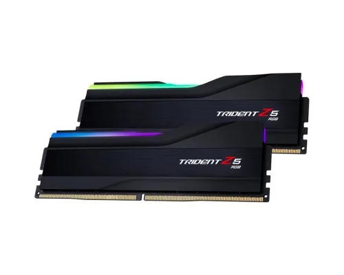 Модуль памяти для компьютера DDR5 32GB (2x16GB) 6400 Trident Z5 RGB Black G.Skill (F5-6400J3239G16GX2-TZ5RK)