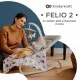 Кресло-качалка Kinderkraft шезлон Felio 2 Forest Yellow (5902533921102)