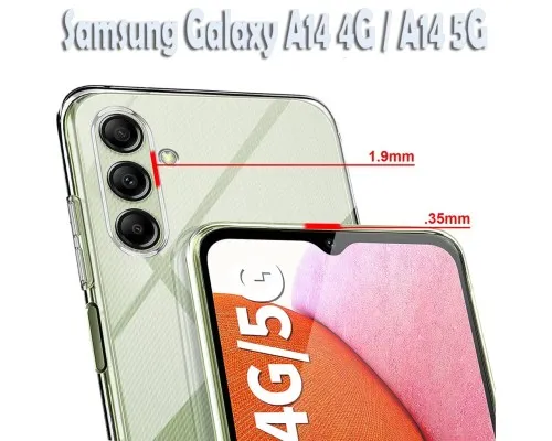 Чохол до мобільного телефона BeCover Samsung Galaxy A14 4G SM-A145/A14 5G SM-A146 Transparancy (708971)