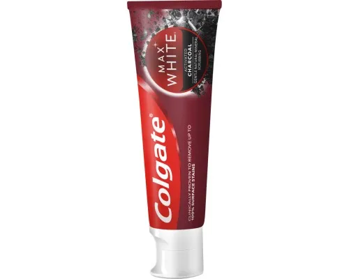 Зубная паста Colgate Max White Charcoal Optic White Отбеливающая с углем 75 мл (8718951250017)