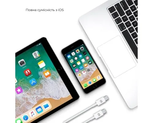 Дата кабель USB-C to USB-C 2.0m ABMLL82 white Armorstandart (ARM63474)