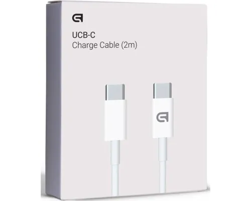 Дата кабель USB-C to USB-C 2.0m ABMLL82 white Armorstandart (ARM63474)