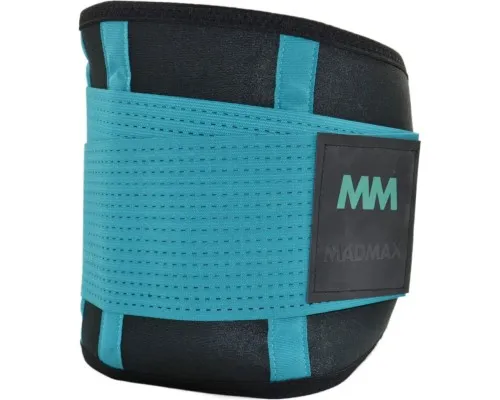 Пояс компресійний MadMax MFA-277 Slimming and Support Belt black/turquoise S (MFA-277-TRQ_S)
