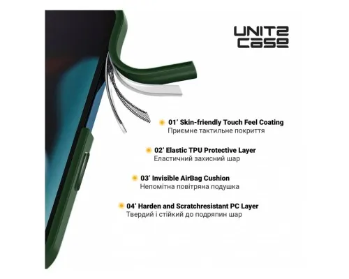 Чохол до мобільного телефона Armorstandart UNIT2 Apple iPhone 14 Green (ARM69940)