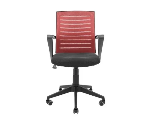 Офісне крісло Richman Флеш Ю Пластик М-1 (Tilt) Сітка чорна + червона (ADD0003098)