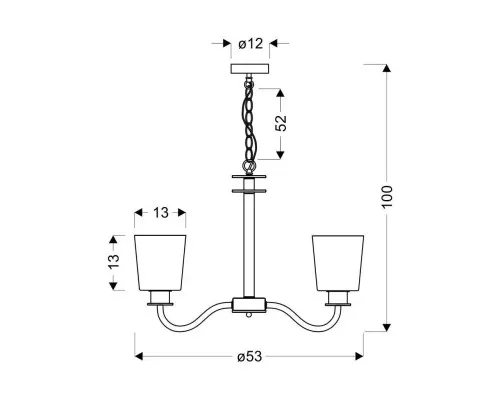 Люстра Candellux SCHUBERT (35-74249)