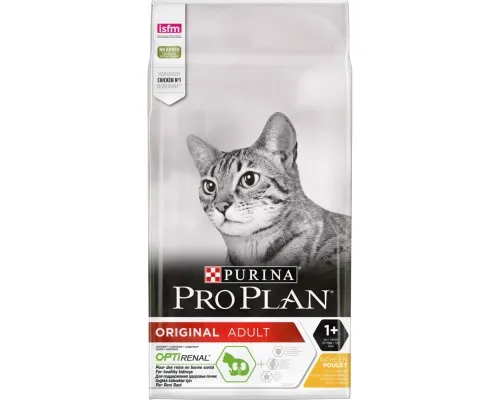 Сухий корм для кішок Purina Pro Plan Original з куркою 10 кг (7613036508032)