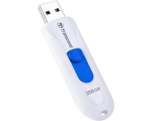 USB флеш накопичувач Transcend 256GB JetFlash 790 White USB 3.1 (TS256GJF790W)