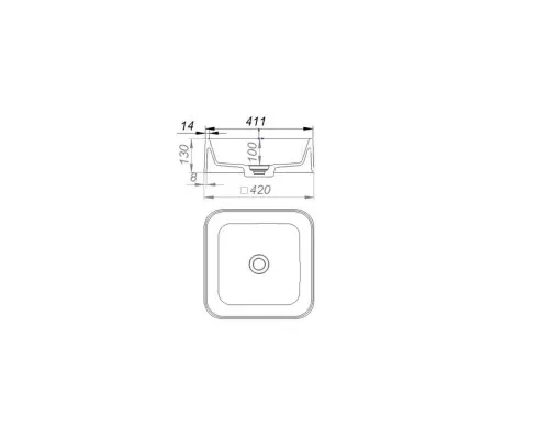Раковина GRANADO Lalin white (gbs1305)