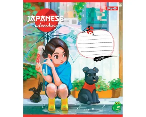 Тетрадь 1 вересня 1В Japanese adventure 36 листов клетка (767052)